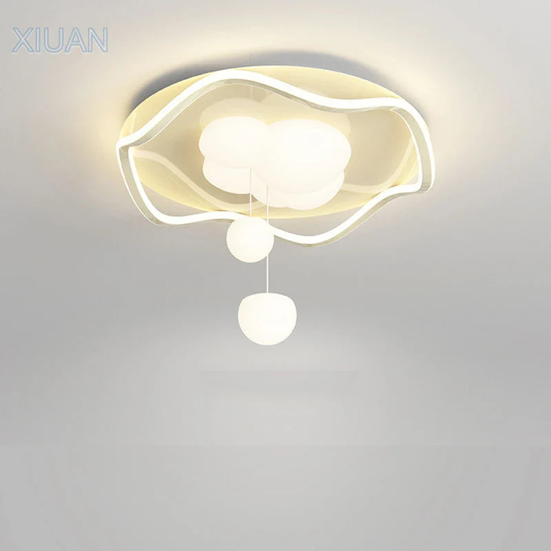 Modern romantic elegant bright chandelier