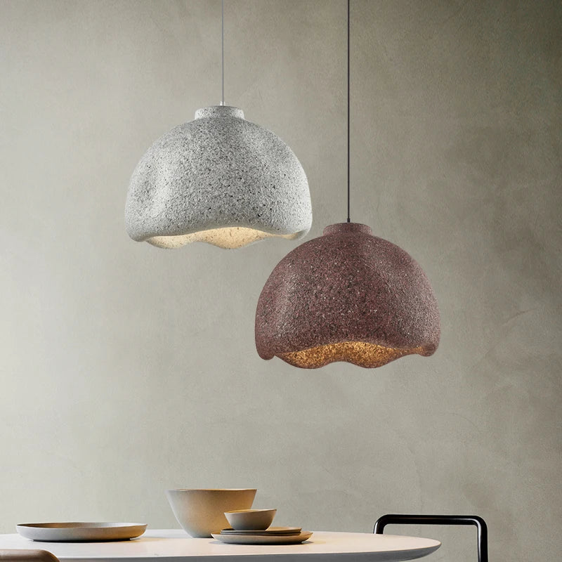 Japanese Wabi Sabi Minimalist Chandelier for Nordic Bar and Study