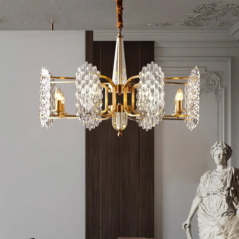 Modern LED Crystal Chandelier for Nordic Decor