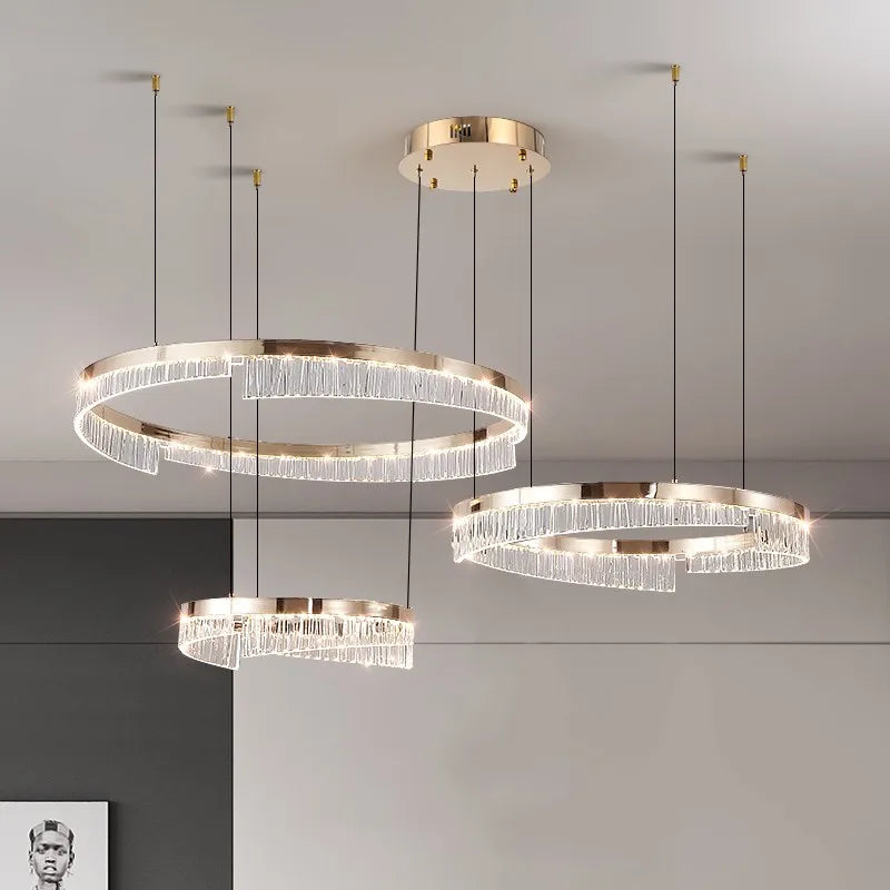 Modern LED Chandelier 2023 Aluminum Luxury Lighting