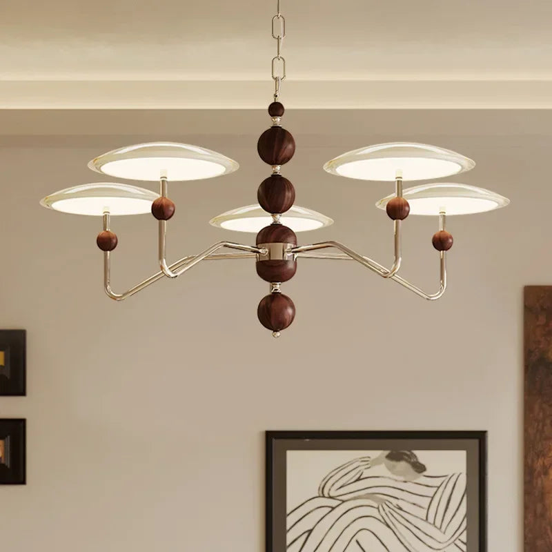Nordic Modern Flying Saucer Design Chandelier with LED Light