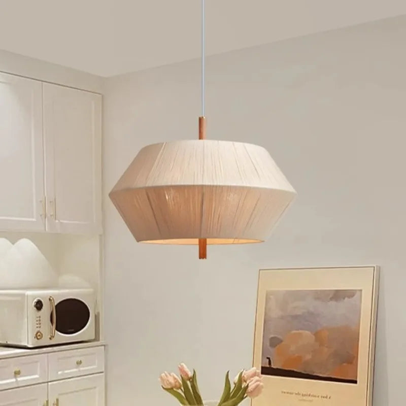 Nordic cotton thread chandelier wabi-sabi style for interior decoration