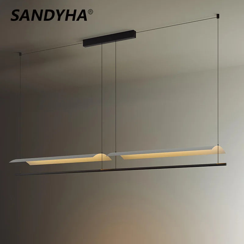 Minimalist modern chandelier design for interior and decoration