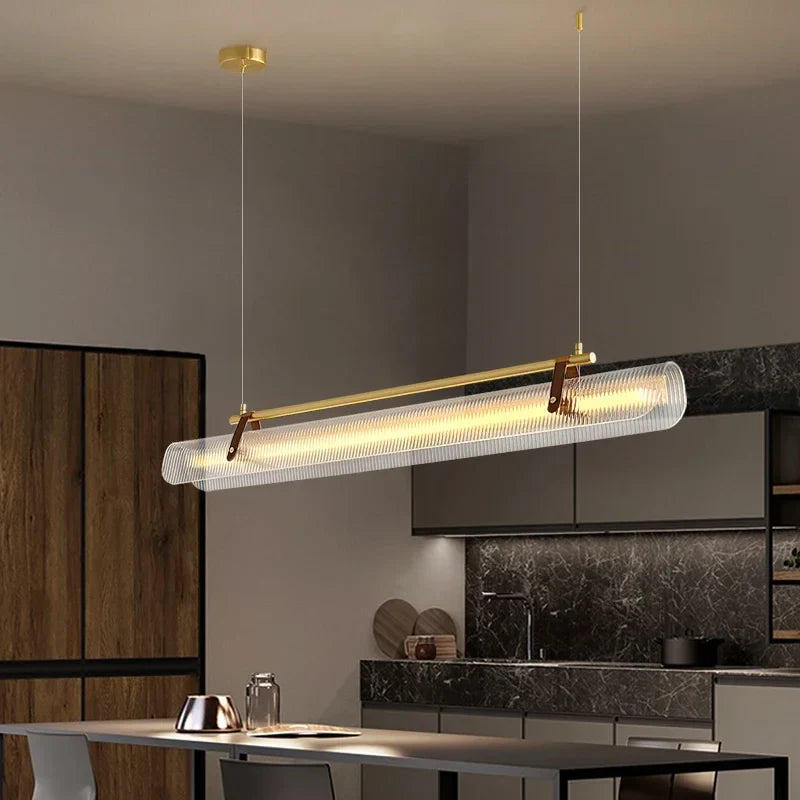 Contemporary luminous acrylic design chandelier