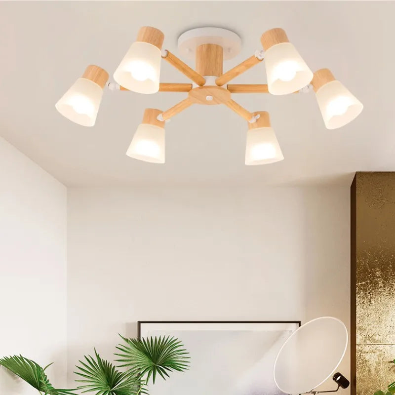 Modern Scandinavian design chandelier