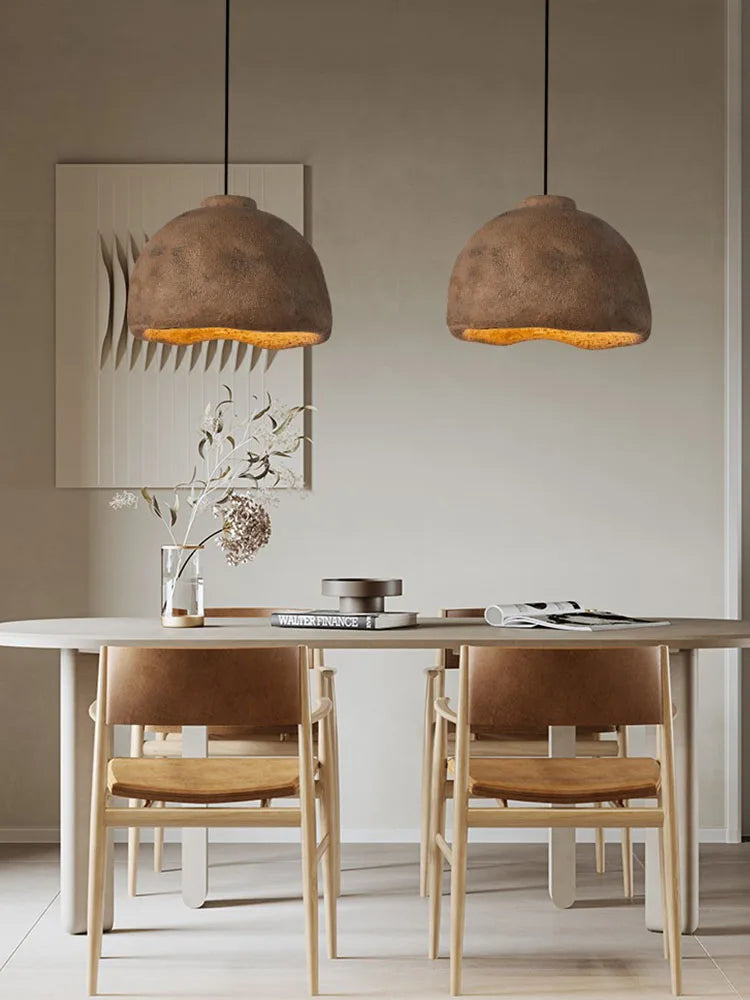 Modern simple Japanese wabi-sabi chandelier for the home