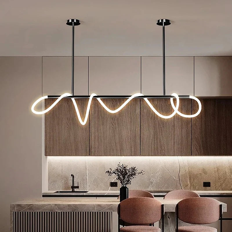 Modern Art Home Decor LED Lights Pendant Lamps for Living Room Chandeliers for Dining Room Suspension Indoor Lighting