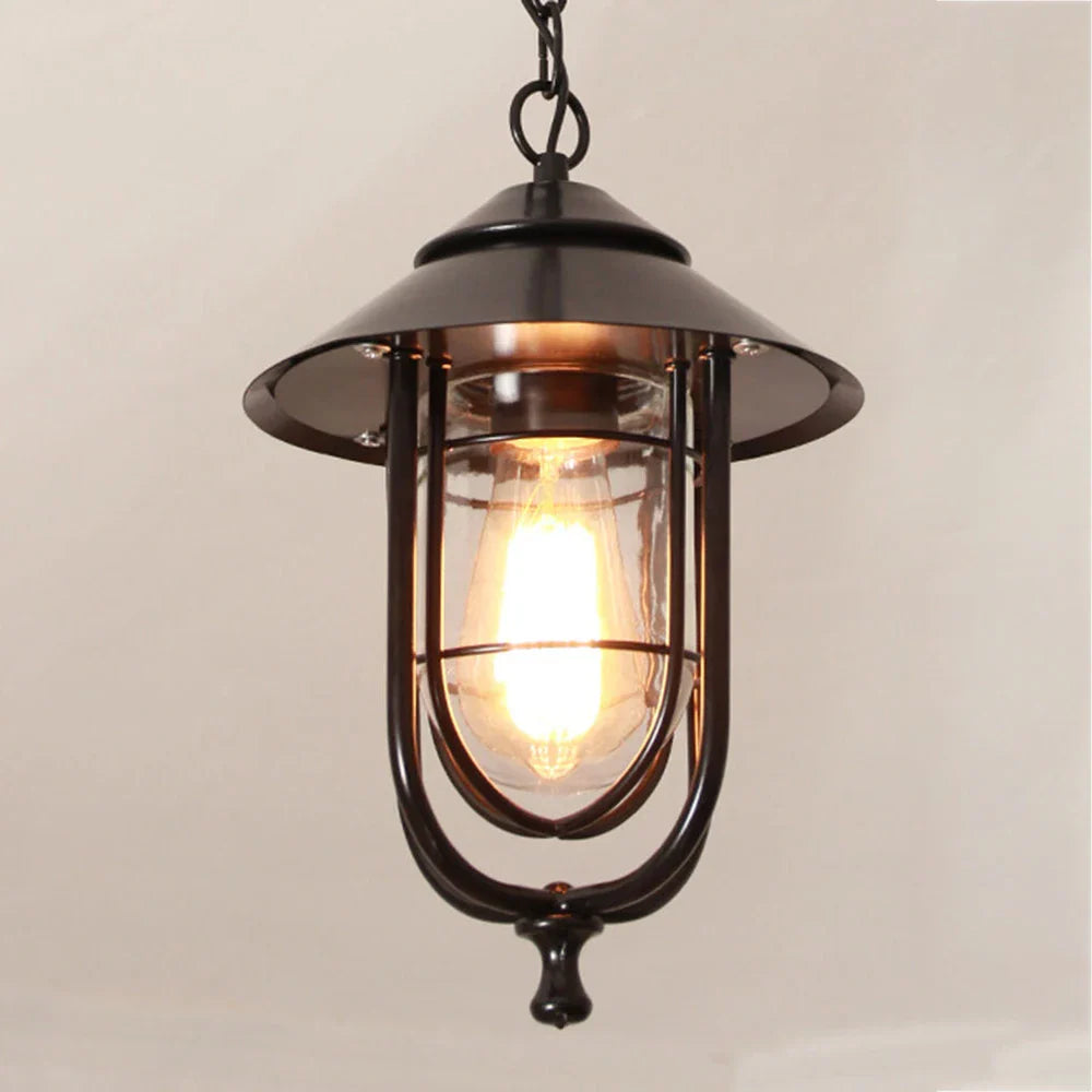 Retro outdoor light for garden and driveway lighting