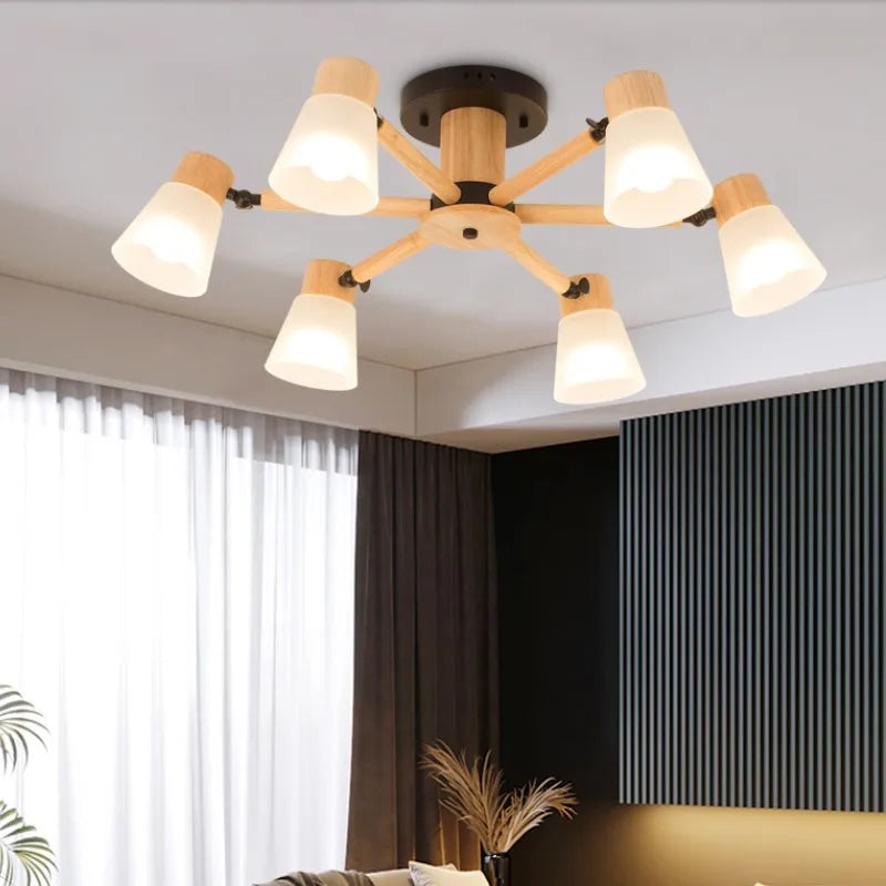 Elegant Natural Handmade Nordic Chandelier