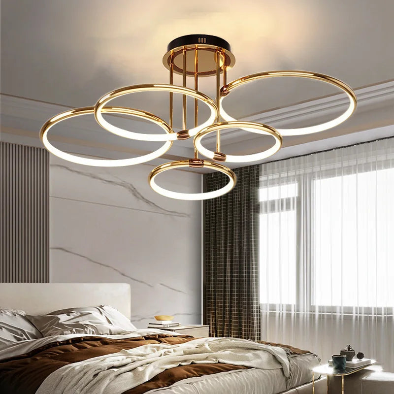 LED silicone chandelier for elegant and modern interior decoration