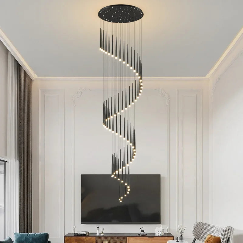 Modern contemporary design chandelier.