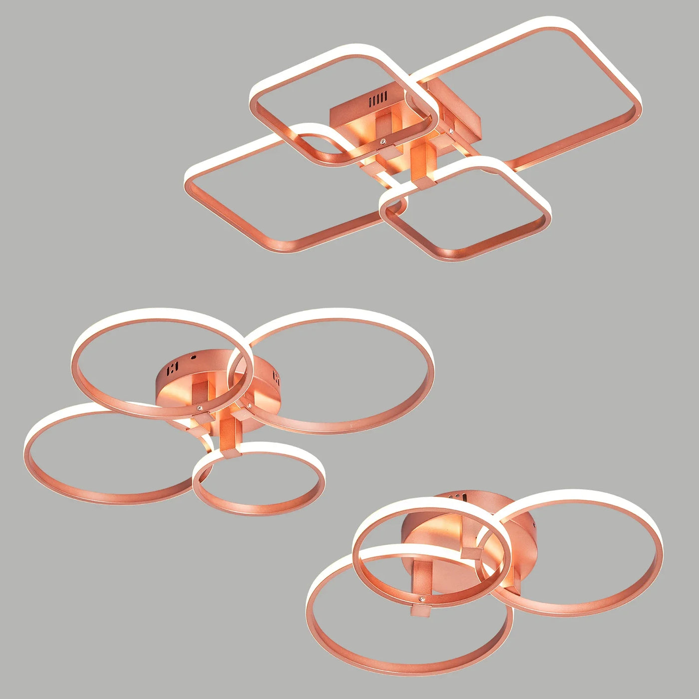 Modern metal chandelier for elegant interior decoration