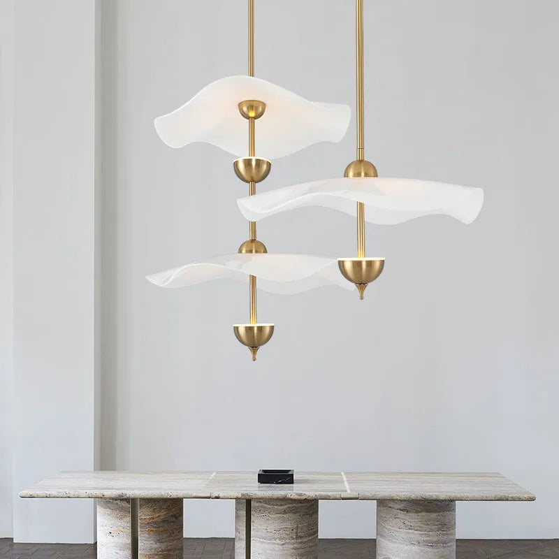 Nordic creative lotus chandelier for home decor