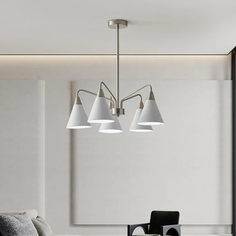 minimalist iron medieval style retro chandelier