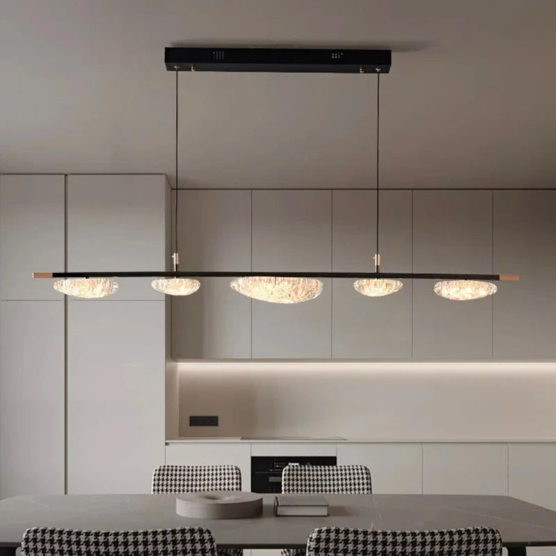 Modern long design LED chandelier