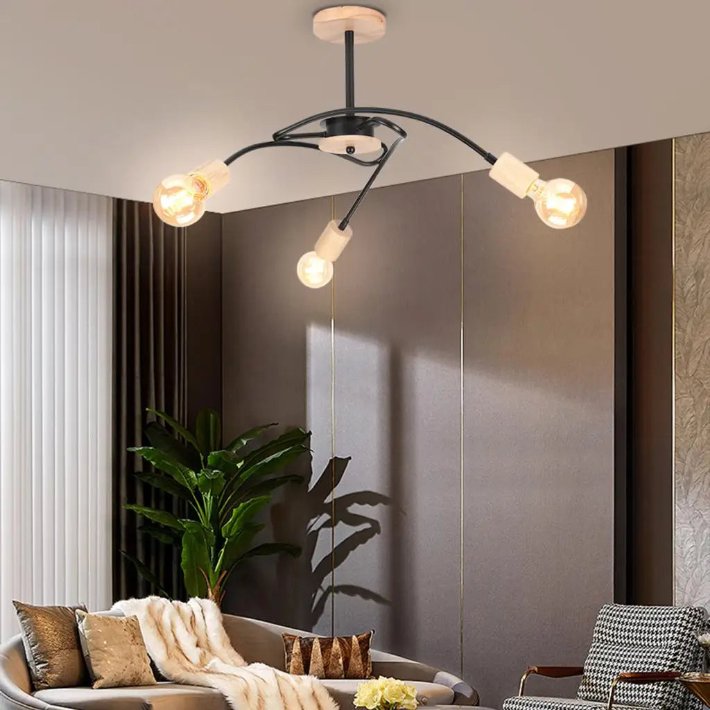 Modern Chrome Sputnik Chandelier