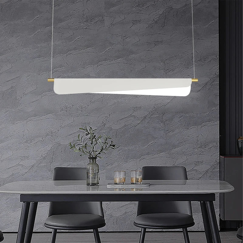 Elegant modern bright Nordic chandelier