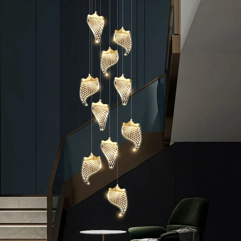 LED pendant chandelier for modern indoor lighting