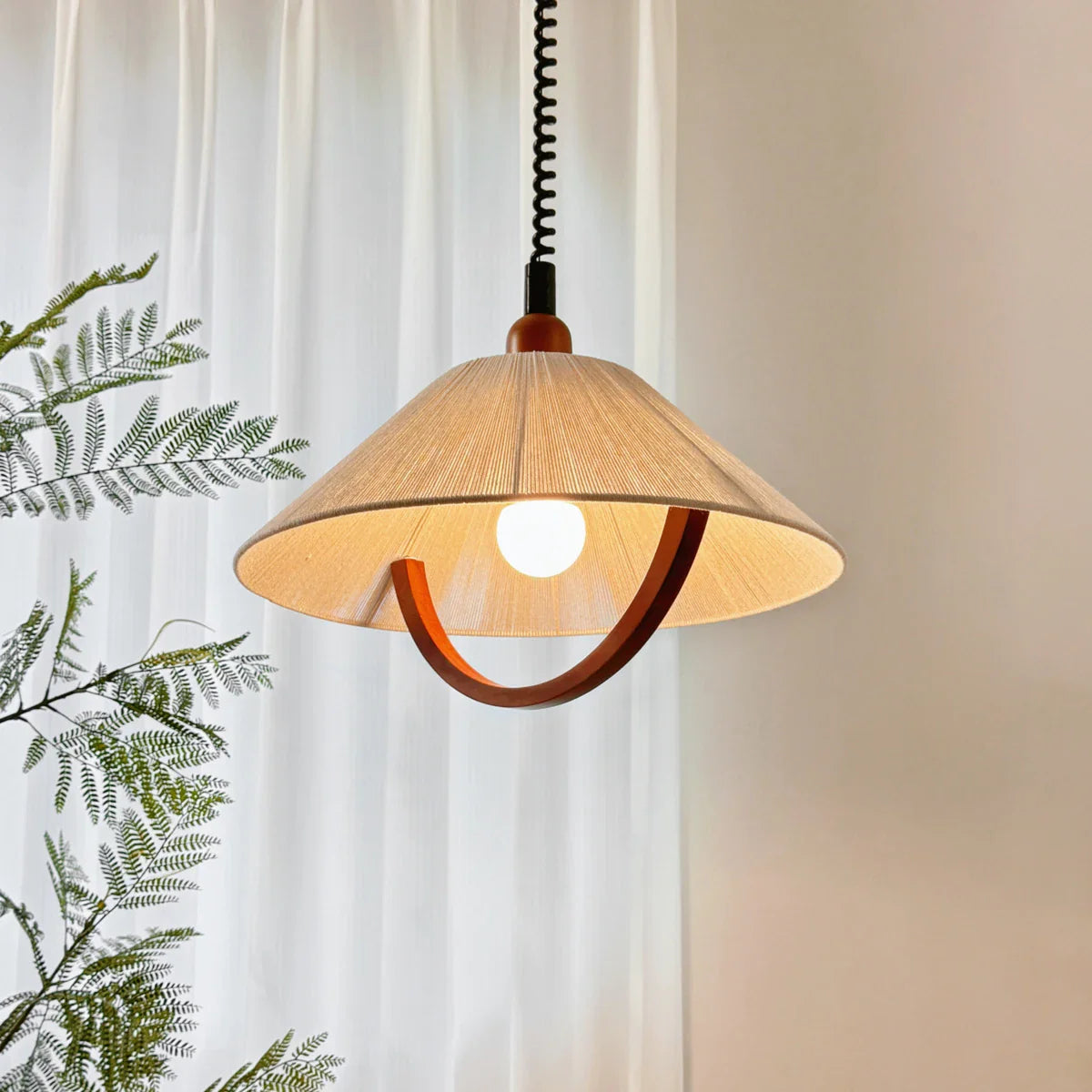 Elegant Rustic Vintage Wooden Chandelier