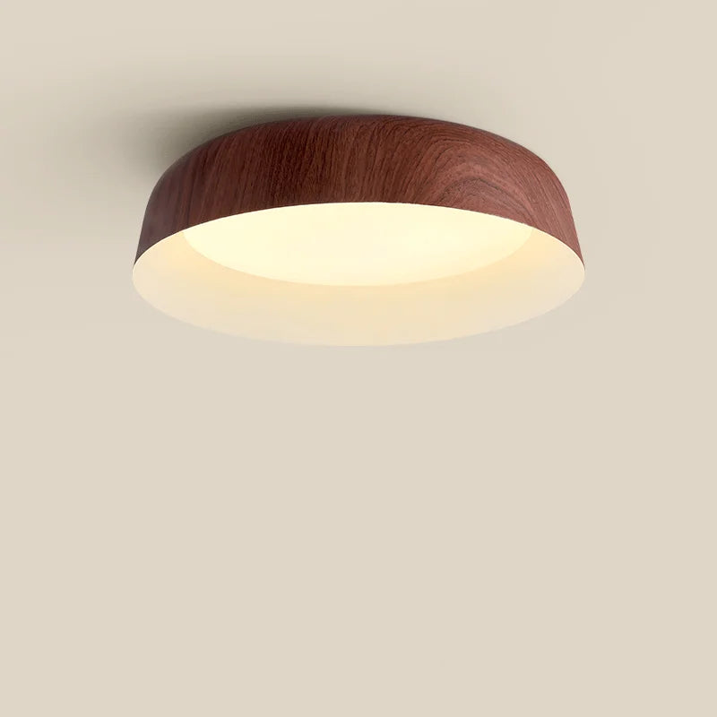 Sleek Natural Wood Chandelier
