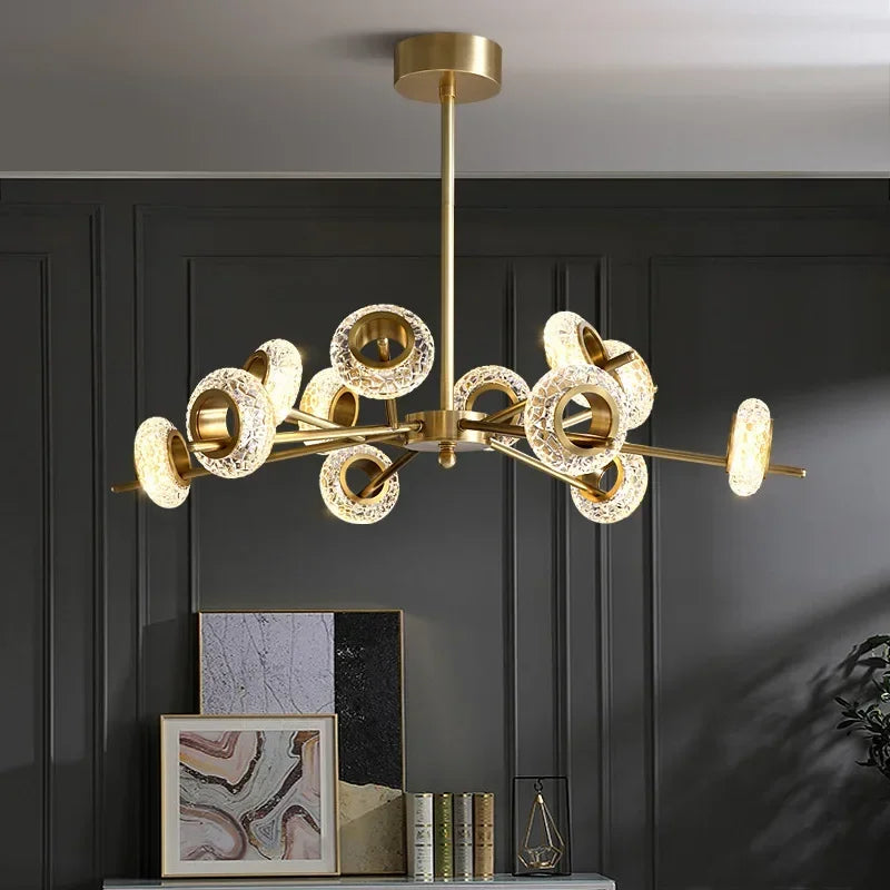 Modern crystal chandelier design for interior decoration
