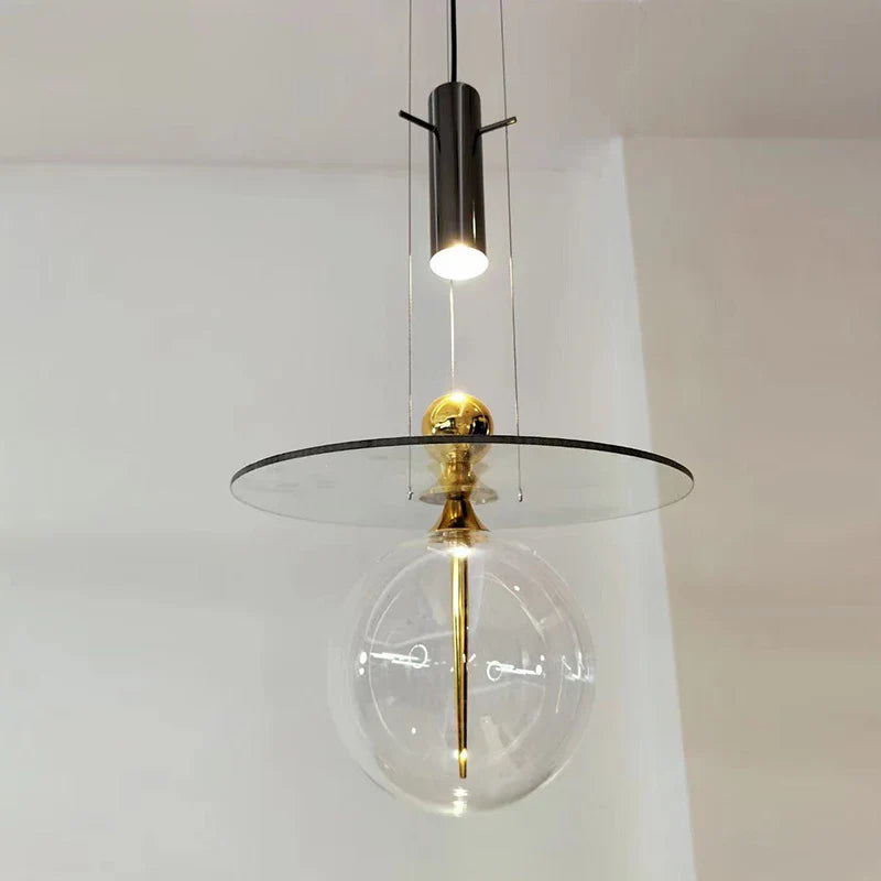 Postmodern glass chandelier for interior decoration
