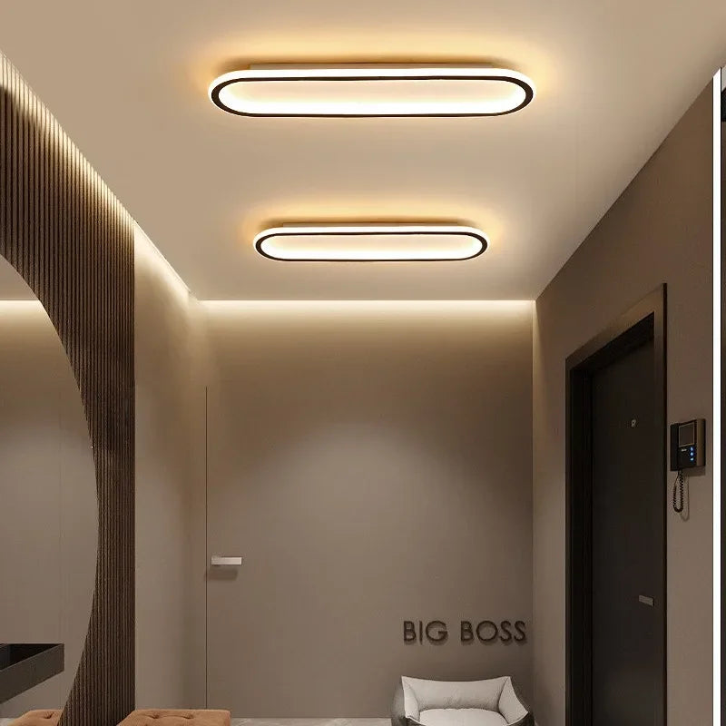 Sleek elegant modern Nordic chandelier.