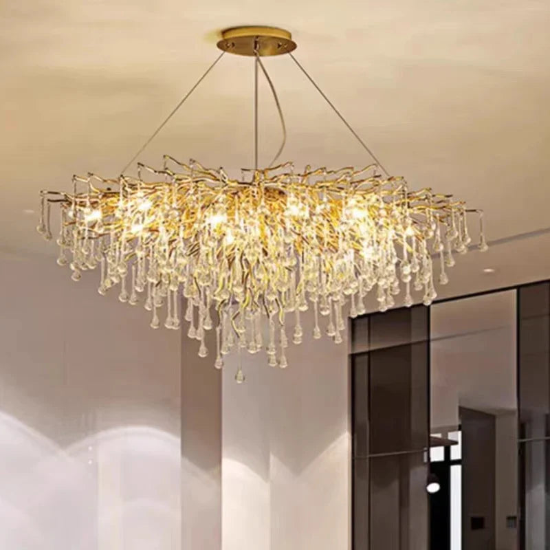 Crystal chandelier for creative lighting and elegant decoration