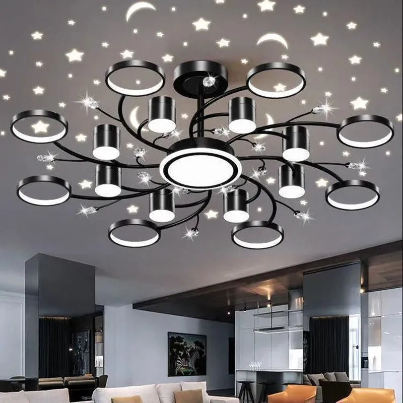 Stylish Nordic Dimmable LED Starry Sky Chandelier