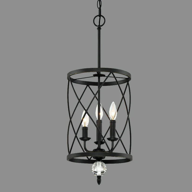 Elegant vintage industrial chandelier