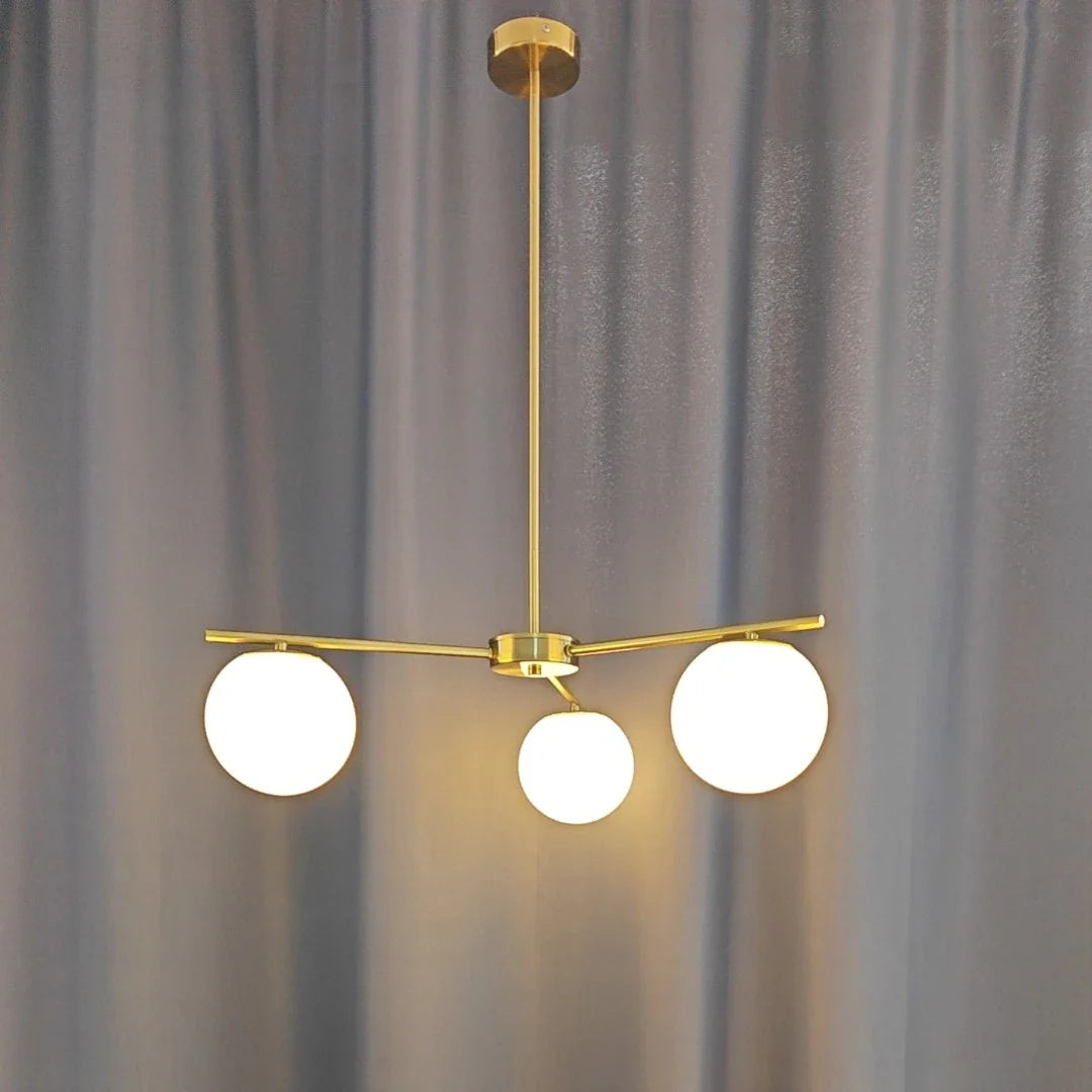 Elegant Modern Scandinavian Chandelier.