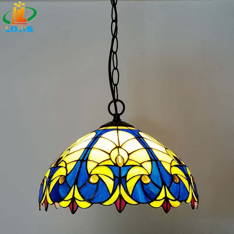 Nordic Retro Glass Chandelier for Cafe Lighting