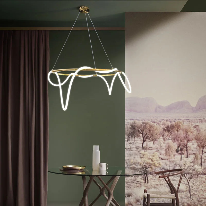 Elegant Nordic Modern Chandelier.