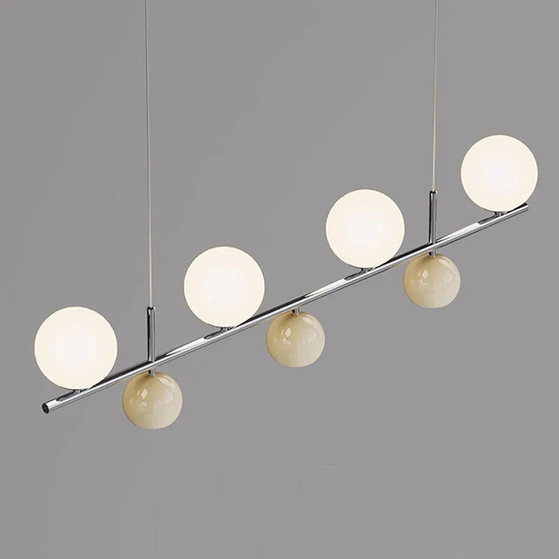 Elegant designer ball chandelier pendant.