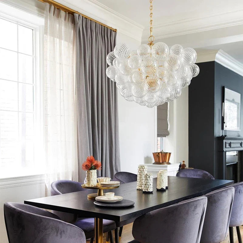 Modern glass design chandelier for elegant interior decoration