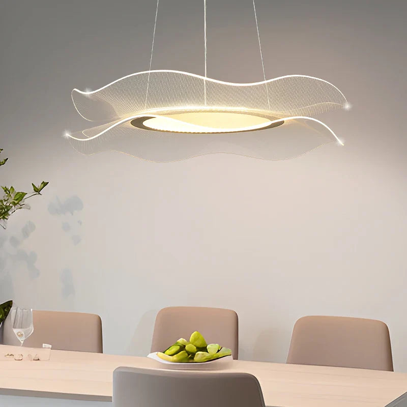 Chic modern bright elegant chandelier