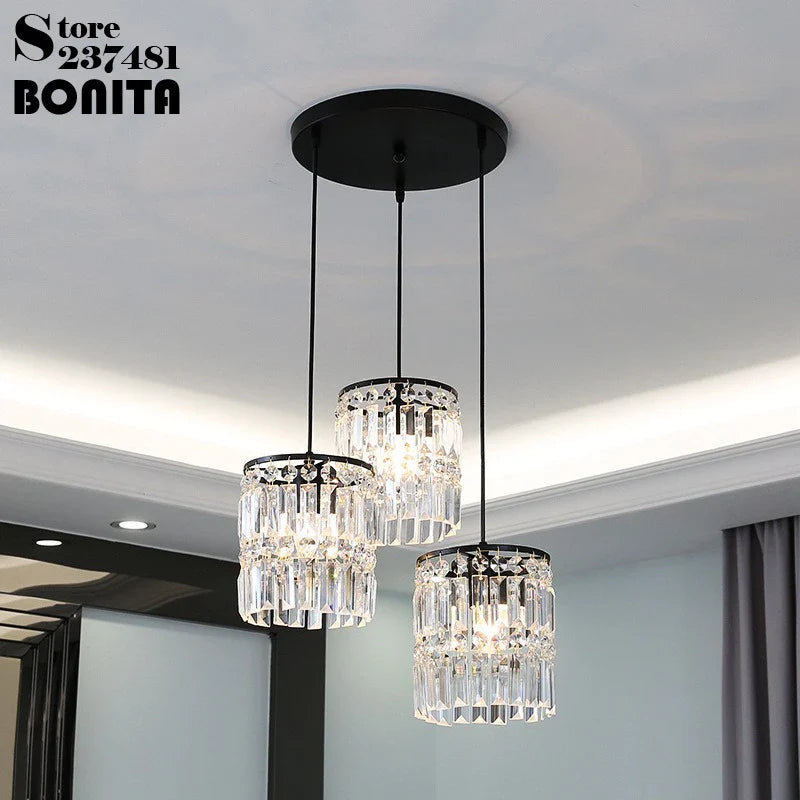 modern crystal chandelier decorative and bright pendant light