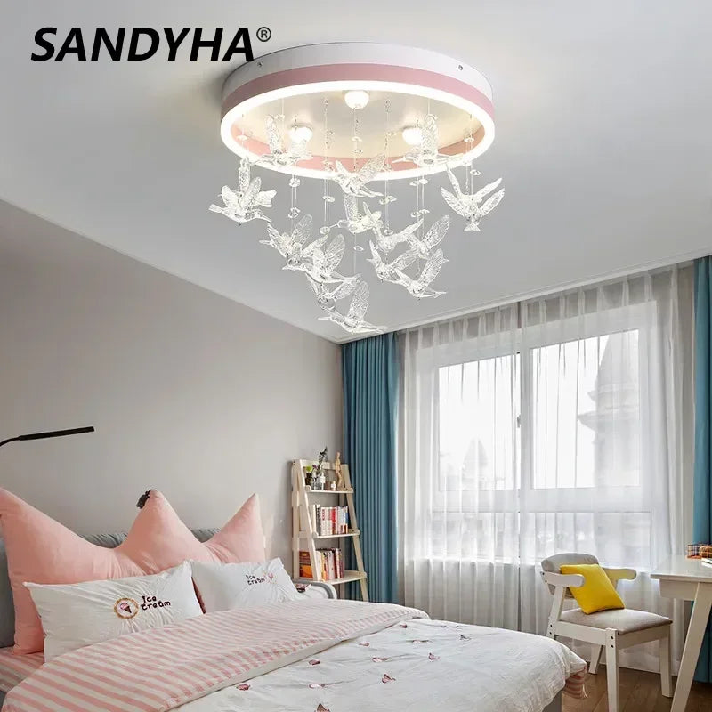 Sandyha bright fairy bedroom chandelier
