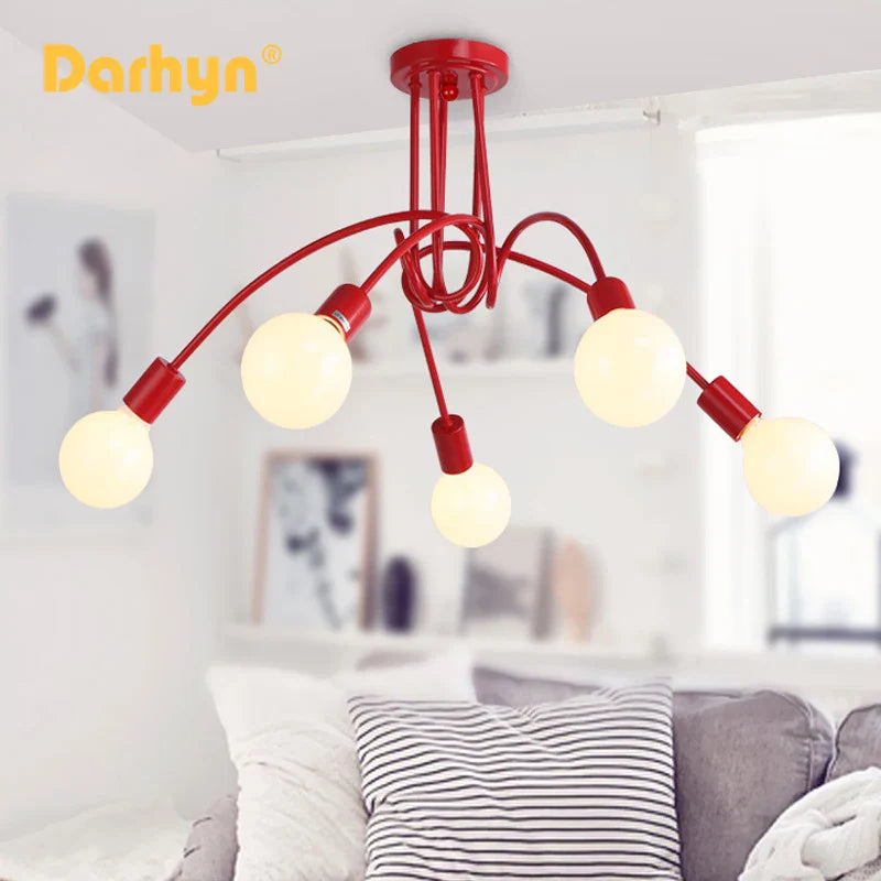 Chic Minimalist Gold Trendy Chandelier