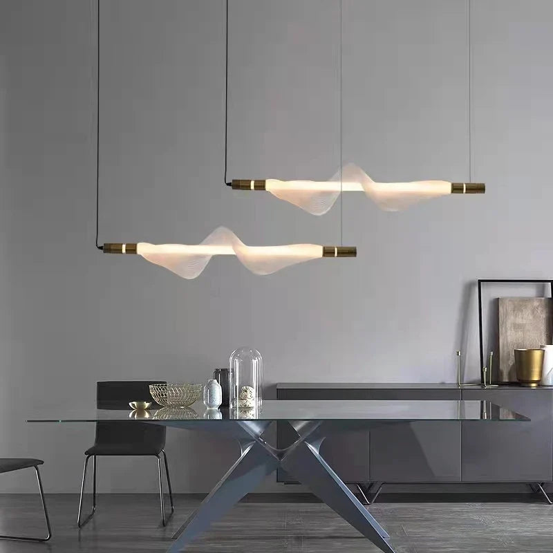 Contemporary Art Deco LED pendant light