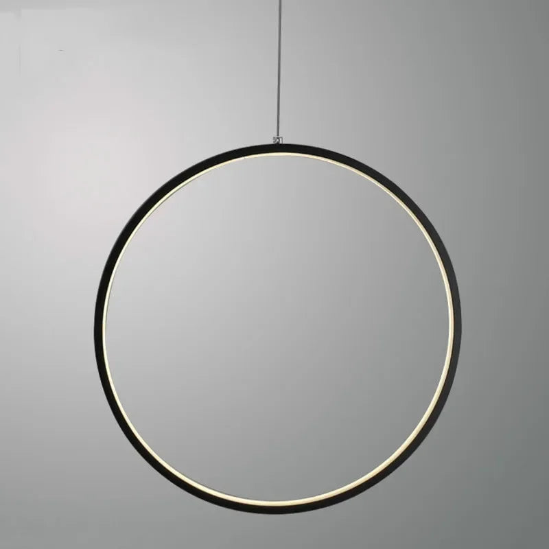 Contemporary metal design pendant light