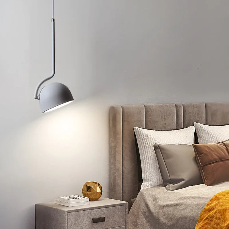 Sleek modern minimalist pendant light.