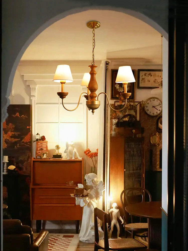 Wrought Iron Indoor/Outdoor Hanging Chandelier