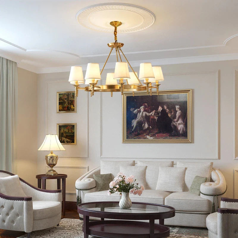 Elegant classic American light chandelier