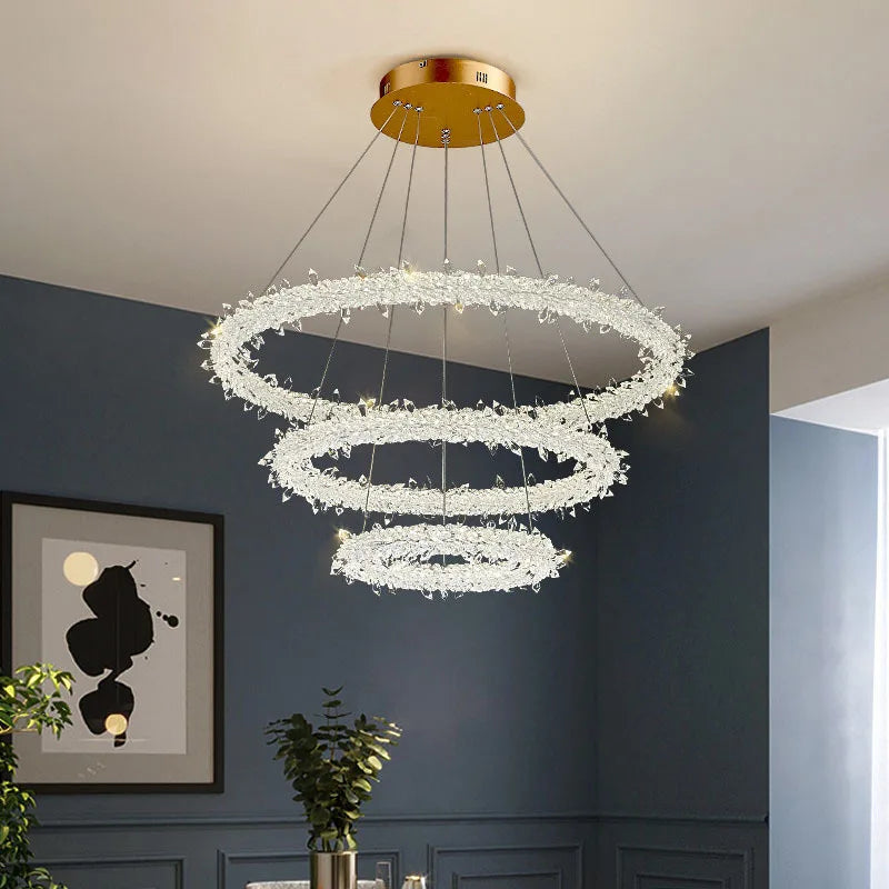 Modern Crystal Chandelier Design for Elegant Interior Decoration