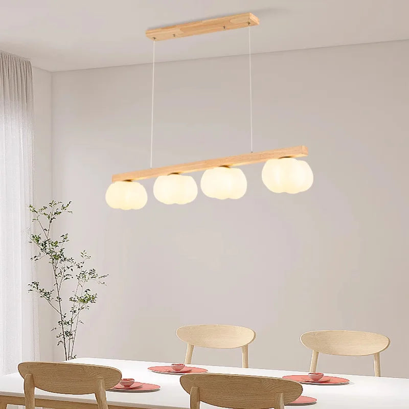 Elegant Natural Wood Pendant Light