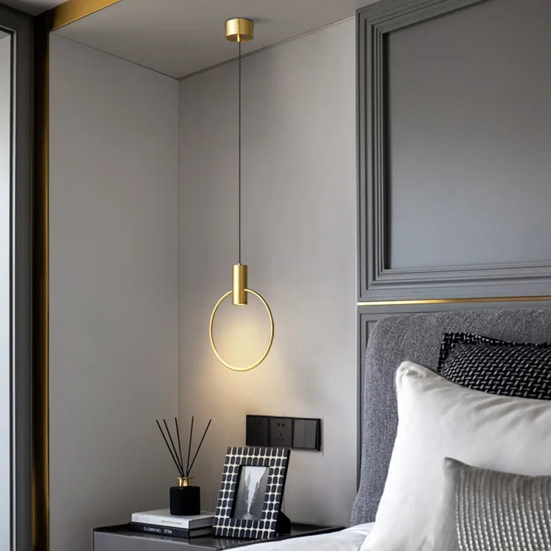 Contemporary chandelier, elegant minimalist design