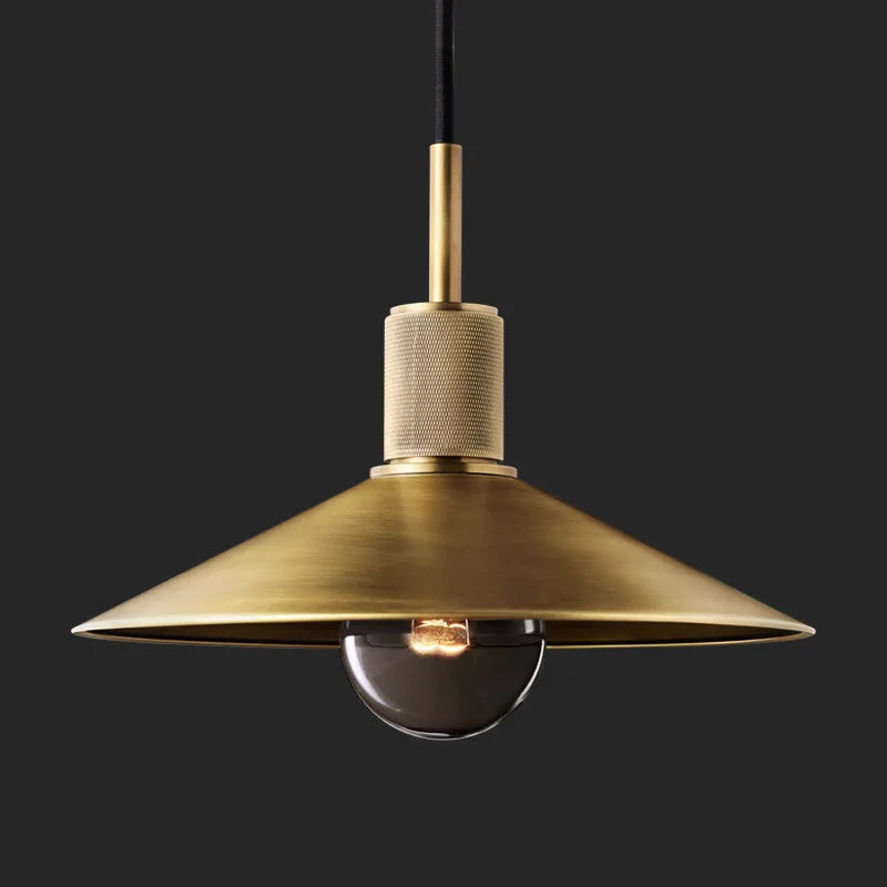 American retro copper chandelier for bar restaurant shop