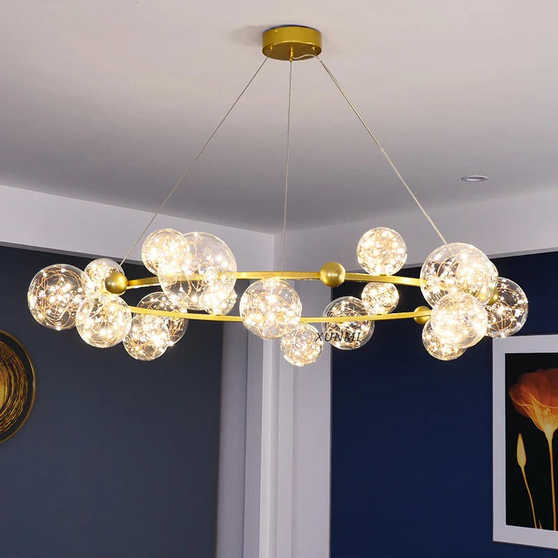 Nordic Modern Starry Chandelier for a Creative Interior