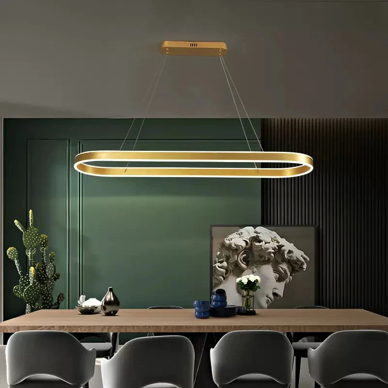 Unique Sleek Design LED Chandelier